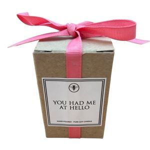 No12 Hand-poured pure soy candle ( Coconut, wood bark, and Amber) 3oz